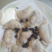 Pierogi z jagodami